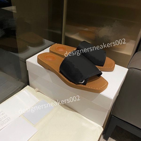 2022 fashion slide sandals slippers for men womens with original box designer beach flip flops slipper cx210312, Black
